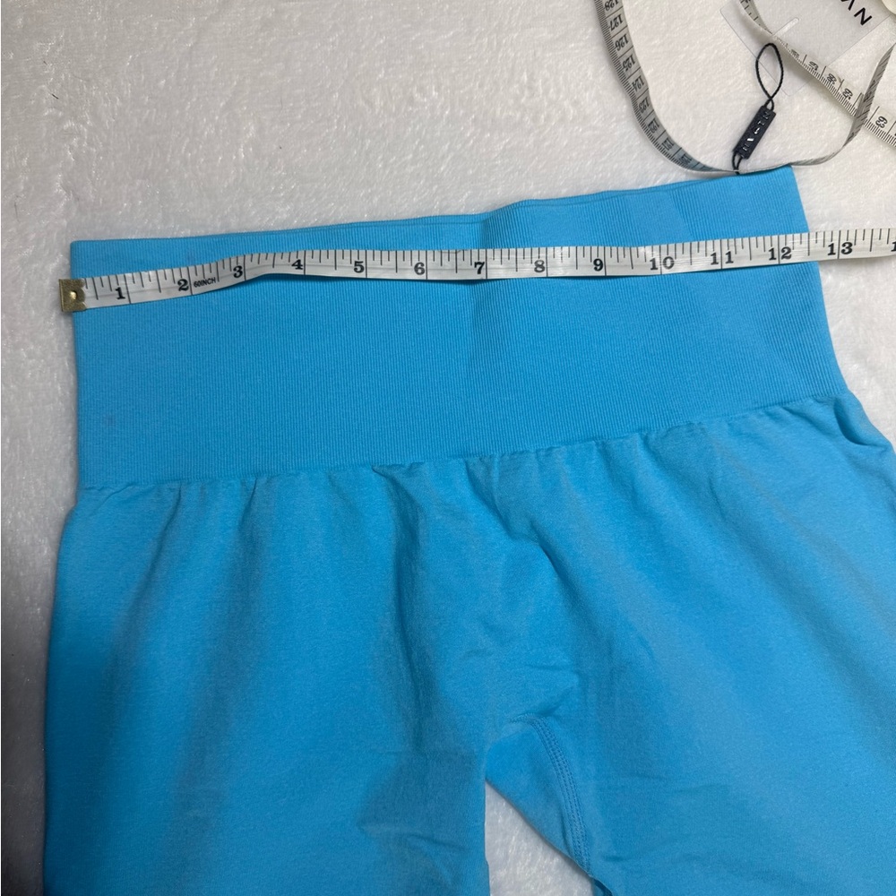NVGTN Vibrant Sky Blue Leggings - Picture 2 of 7
